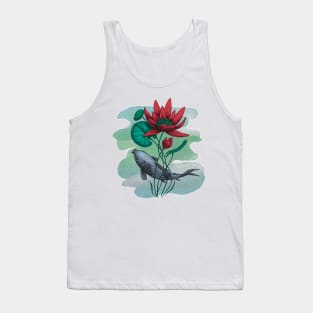 The Lotus - red Tank Top